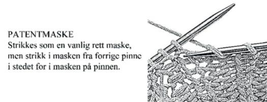 Slutt med 2. omgang. Strikk 1 omgang glattstrikk, samtidig som det felles 32 (34) 38 (42) 46 m jevnt fordelt = 196 (212) 232 (252) 272 m.