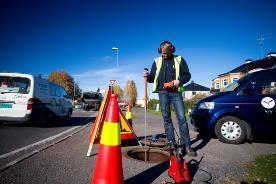 lydbærende materialer og marklytting Korrelator for nøyaktig stedsangivelse av lekkasjepunkt