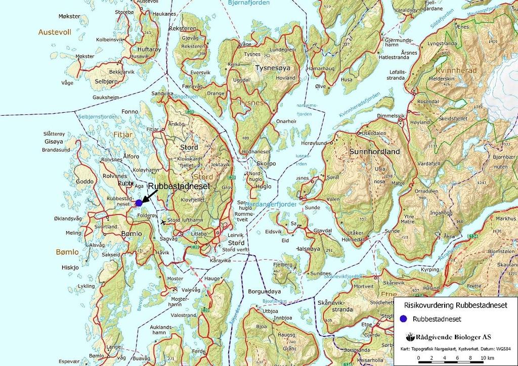 TILTAK RUBBESTADNESET Det er planar om å vidareutvikle eit eksisterande industriområde på Rubbestadneset, i Bømlo kommune.