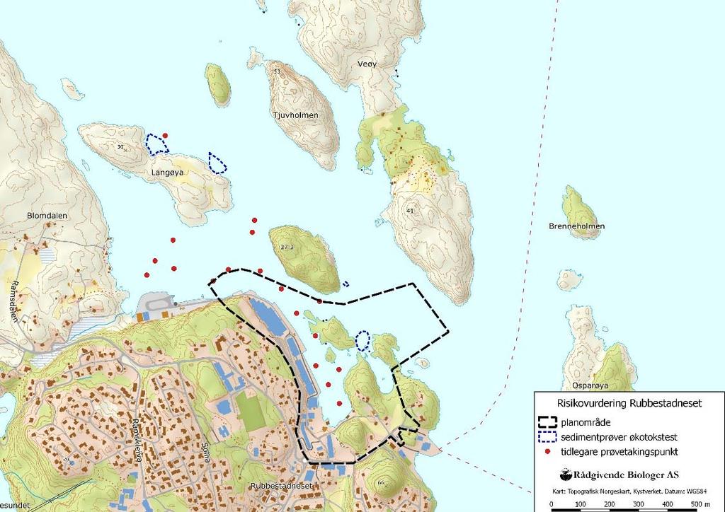 Oversiktskart som viser plassering av lokaliteten Figur 2.