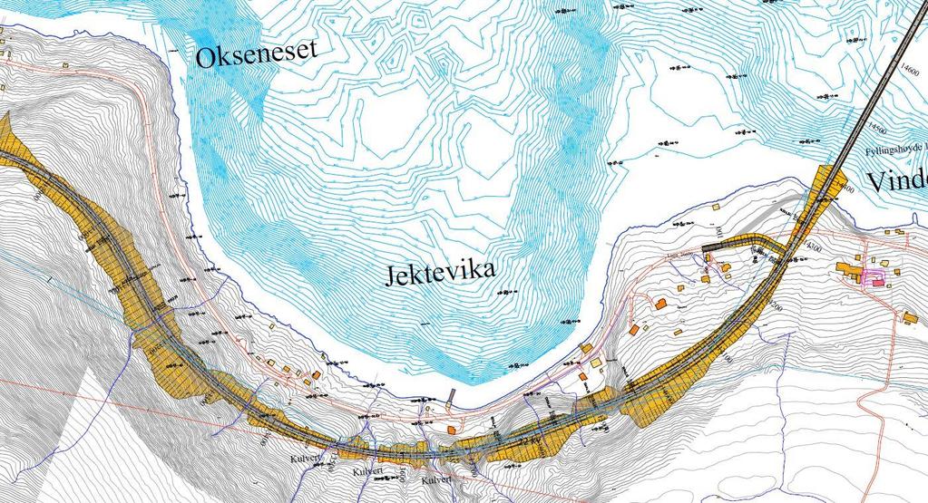 Linjen vil dog kreve omfattende terrenginngrep på begge sider av ryggen, og her vil det være avgjørende å gjøre gode rehabiliteringstiltak, især i Jektevik.