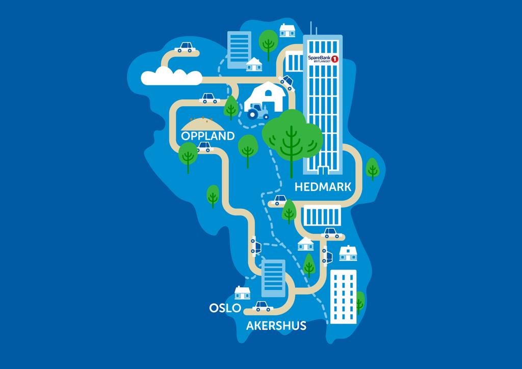 Om SpareBank 1 Østlandet SpareBank 1 Østlandet er Norges fjerde største sparebank, og har hovedsete i Hamar, med kontorer i Hedmark, Oppland, Oslo og Akershus.