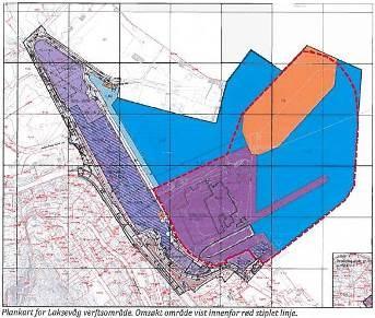 Om plansituasjonen på Laksevågneset Forslaget utgjør den sørlige delen av et område regulert gjennom reguleringsplan med ID 4020100, Laksevåg/Bergenhus gnr.153 bnr.1 mfl.