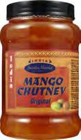 Mango Chutney Original 1200 g 6 4650 BRØD 587345 Naan Bread (fryst) 3600