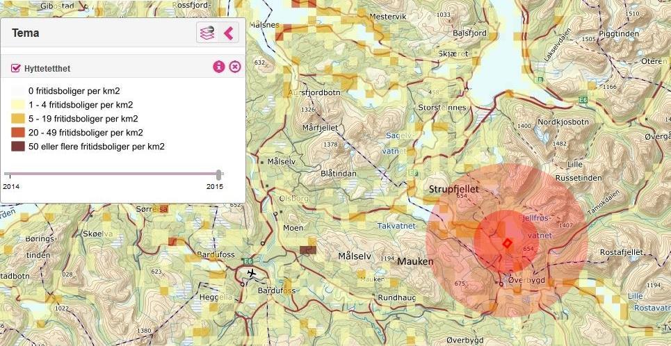 sterkere unnvikelse grunnet menneskelig forstyrrelse ville skjedd hvis ikke reinen ble holdt i området ved hjelp av tilleggsfôring.