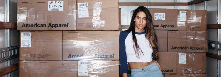 American Apparel er forpliktet til å bygge ansvarlig praksis og bærekraftige løsninger i alt de gjør. For mer informasjon: americanapparelwholesale.