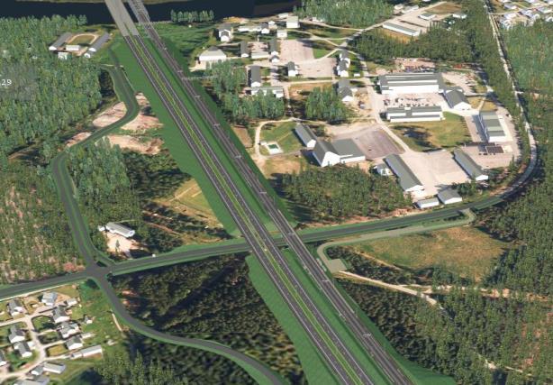 Gamleveien planlegges ikke brukt til tyngre anleggstrafikk, bortsett fra en liten strekning ved Vik som vil være atkomstveg til rigg- og anleggsområdet på Smiujordet.