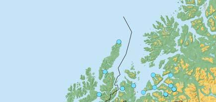 2.3.5 Midtre-Hålogaland Sivilforsvarsdistrikt 2.3.7 Nordland Sivilforsvarsdistrikt Figur