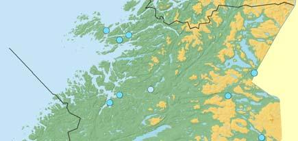 2.3.8 Nord-Trøndelag Sivilforsvarsdistrikt Figur 95: Oversikt over gjennomførte målinger i