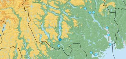 14 Telemark Sivilforsvarsdistrikt Figur 104: Oversikt over gjennomførte