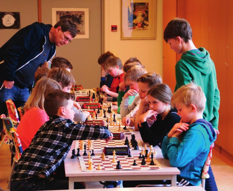 Nyoppstartede Greveløkka sjakklubb arrangerte sin første turnering den 22. mars.
