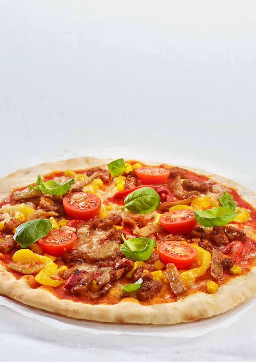 Perfekt med vår veganske pizzatopping!