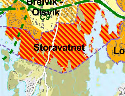 Omfanget vert lite/intet Alternativ D7 fører ein del trafikk utanom dette området og vil såleis få lite positiv omfang Tabell 2.