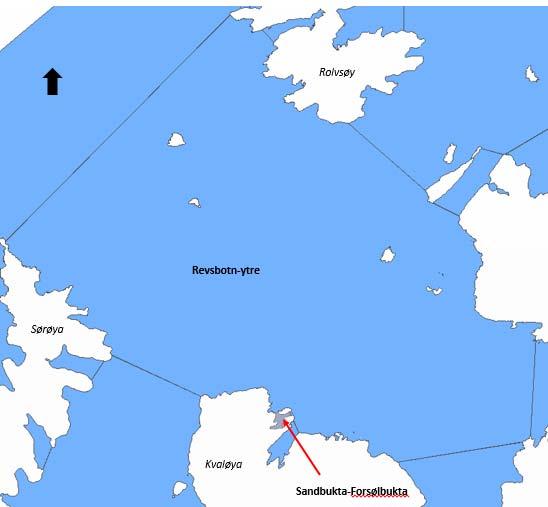 Innseiling Forsøl Miljøundersøkelser av sjøbunnsediment Figur 2-2. Berørte vannforekomster.