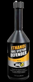 Bensin som inneholder etanol er svært utsatt for vannansamling som kan føre til korrosjon på drivstoffsystemkomponenter. Etanol virker som en svamp og tiltrekker seg vann.