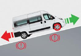 Tips og forklaringer Tilvalg Fiat Hill holder, Hill Descent Control (hjelp ved kjøring i opp og nedoverbakke), Traction Plus Fiat Hill Hill holder forhindrer at kjøretøyet ruller tilbake ved