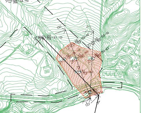 ROS-ANALYSE 9 (15) 2.3 Vurdering av tema 2.3.1 Løsmasseskred Det er gjennomført geotekniske undersøkelser for området.