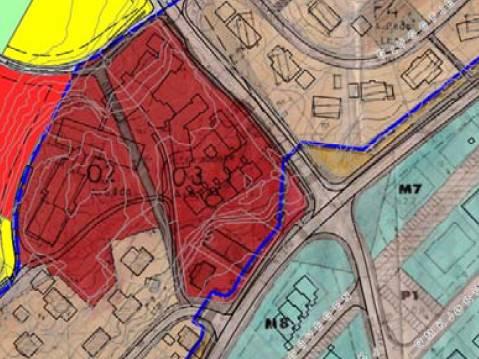 5. GJELDENDE PLANSTATUS OG OVERORDNEDE RETNINGSLINJER I følge Kommuneplanen er det de gjeldende reguleringsplaner som gjelder for området: Reguleringsplan Alfheim-Kvernhusbekken, dato 29.04.1980.