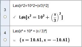 katet hypotenus katet Regner i GeoGebra Høyden h er 4,