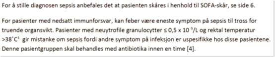 eller endre antibiotika innen en time Formålet er