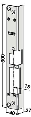 Montasjestolper og tilbehør til STEP 28E Secure Vinklede monteringsstolper i rustfritt stål til STEP 28E Secure