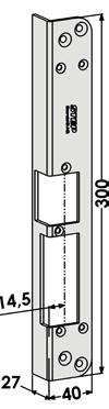 Artikelnr. Betegnelse Mål Leppemål ST283-A Plan stolpe venstre, for hakereilelås for Connect/Modul.