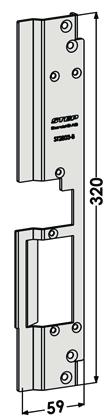 320x54 ST287-A Plan stolpe venstre for Sapa 2074.