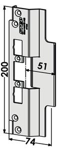 Betegnelse Mål Leppemål ST4087-23 Plan stolpe tilpasset for Jansen Janisol HI.