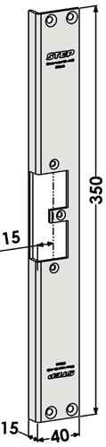 Betegnelse Mål Leppemål ST9501H Vinklet stolpe høyre tilsvarende ST6504/730.