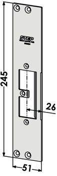 ST9550H ST9550V Plane montasjestolper i rustfritt stål til STEP 92 Preload og STEP 92 Release Artikelnr.