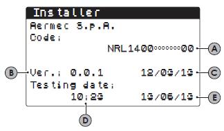 Driftstimer pumper Timeteller pumpe 1 Timeteller pumpe 2 Software Viser type aggregat Software versjon