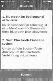 Søk enhetene som støtter Bluetooth Trykk nede på søk-tasten for å opprette Bluetooth forbindelse.
