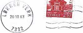 Stempel nr. M1 Type: MH26 Utsendt:?