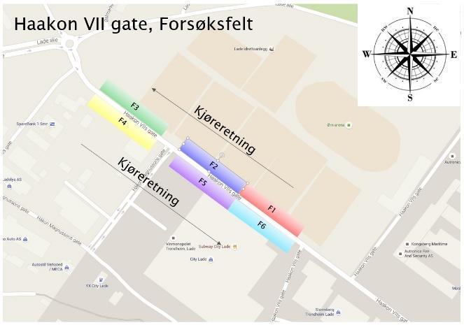 Foto: Mats Gustafsson, VTI. 2.2.2. Haakon VII gate Haakon VII gate går vid mätområdet igenom ett köpcentrum.