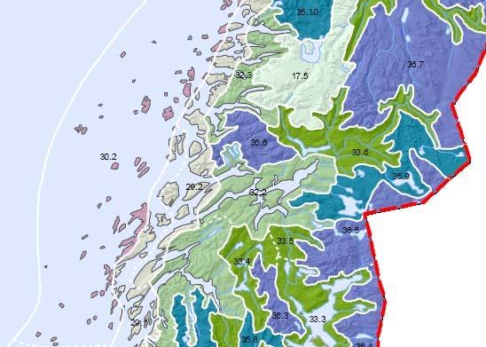 Mo i Rana Fagervollan ligger nord for Ranfjorden, omtrent 17 km i luftlinje vest for Mo i Rana. Figur 5-1. Kartutsnitt som viser tiltaksområdet i regional sammenheng.