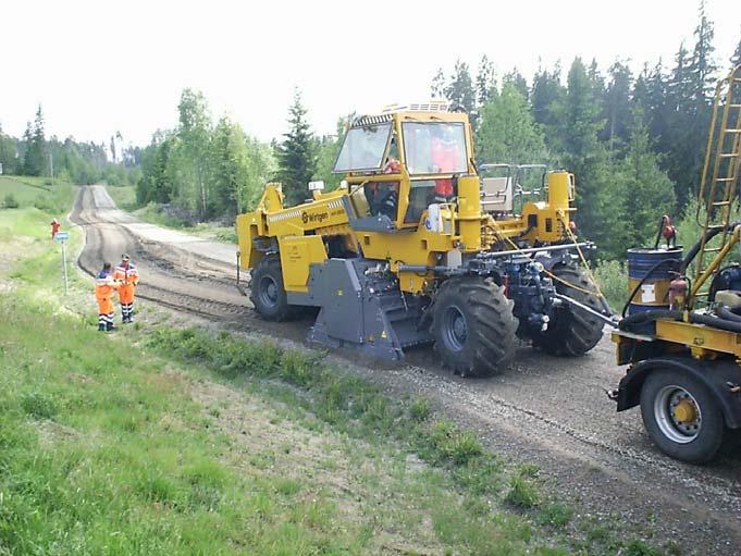 Utstyr for In situ stabilisering (II) Wirtgen WR 2500 Totalvekt 40 tonn Trommelbredde