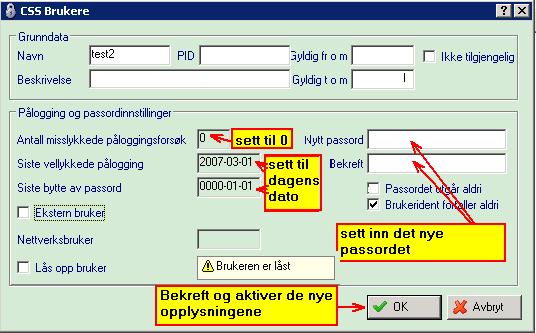 Dersom du bare trykker kikkerten, kommer alle brukerne i kommunen opp som på eksempelet over. Størrelsen på ikonene velger du på verktøylinja.