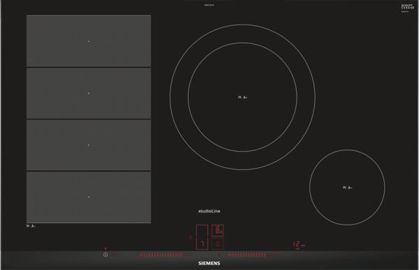 Induksjonstopp, 80 EX877LEC1X Platetopp med induksjon og innovative funksjoner for mer ﬂeksibilitet under matlagingen.