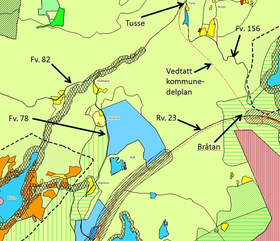 1 Bakgrunn Figur 1: Oversiktskart - fylkesveger til Nesodden I forbindelse med planleggingen av rv.23 Oslofjordforbindelsen ble det sett på mulighetene for ny hovedadkomst fra rv.