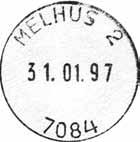 Stempel nr. 15 Type: I24N Utsendt?? MELHUS 1 Innsendt?? 1 Registrert brukt fra 31.01.97 HAa til 26.05.98 TK Stempel nr. 16 Type: I24N Utsendt?? MELHUS 3 Innsendt?? Registrert brukt fra 17.12.