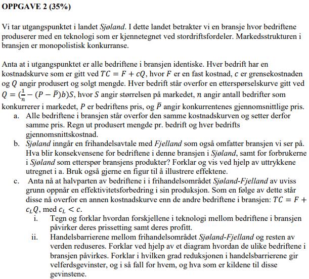 Eksempler på type eksamensoppgaver 23.