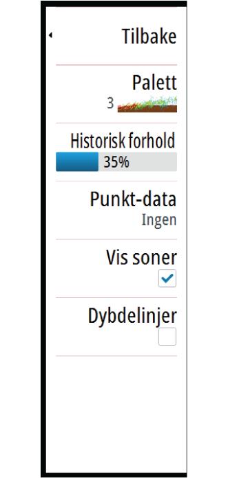 sone, aktiveres alarmen for kritisk sone.