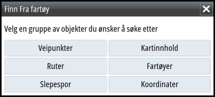 Tapt AIS-mål. Når ingen signaler er mottatt innen en gitt tidsgrense, blir et mål definert som tapt. Målsymbolet representerer den siste gyldige posisjonen målet hadde før datamottaket gikk tapt.