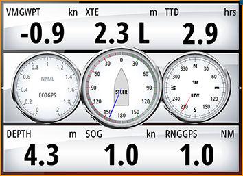 Ú Merk: Hvis du vil ta med informasjon om drivstoff/motor, må motor- og tankinformasjon konfigureres fra Innstillingervinduet.