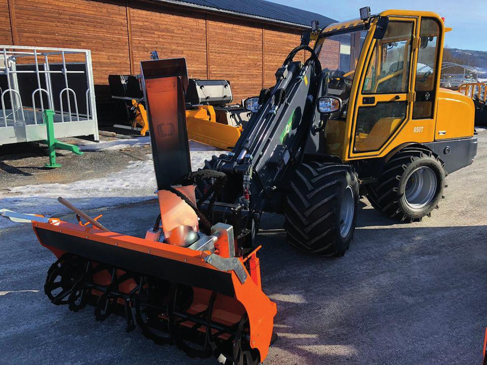 850T med tett hytte, teleskoparm m/2 sylindere - 50 HK 4-syl Kubota motor,