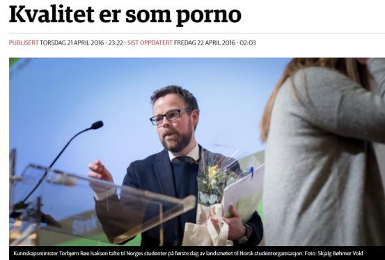 Hva er kvalitet?