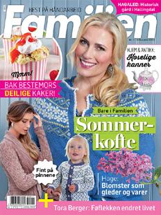Kvinne FAMILIEN Familien et blad som gir en meningsfull og inspirerende hyggestund. Familien er Norges tredje største ukeblad.