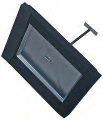 Laget i 2 mm hardplast kan brukes både innendørs og utendørs. Kan både skrus og tapes opp med dobbletsidig tape.