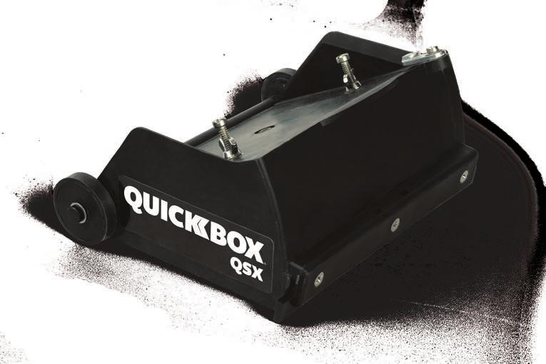 QuickBox QSX kan brukes med alle skaft til skjøtebokser, inkludert Wizard.