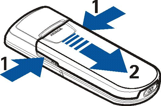 1. Komme i gang Installere SIM-kortet og batteriet Slå alltid av enheten og koble fra laderen før du fjerner batteriet. Alle SIM-kort må oppbevares utilgjengelig for små barn.